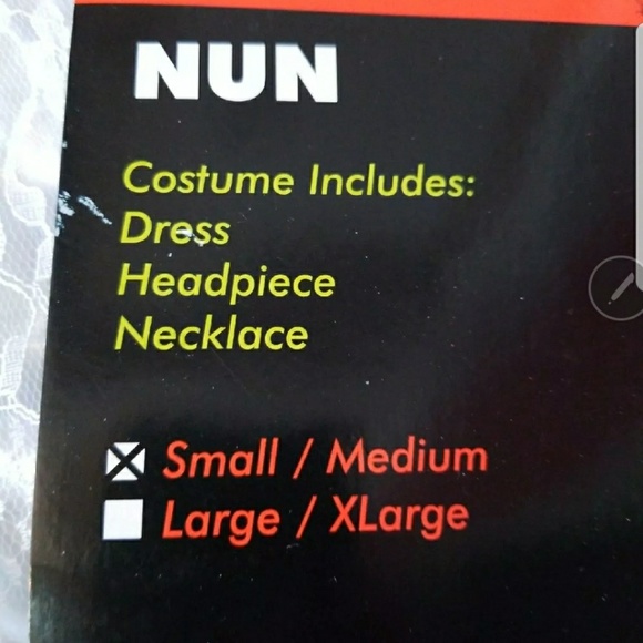 NEW HALLOWEEN NUN COSTUME woman's - Picture 3 of 4